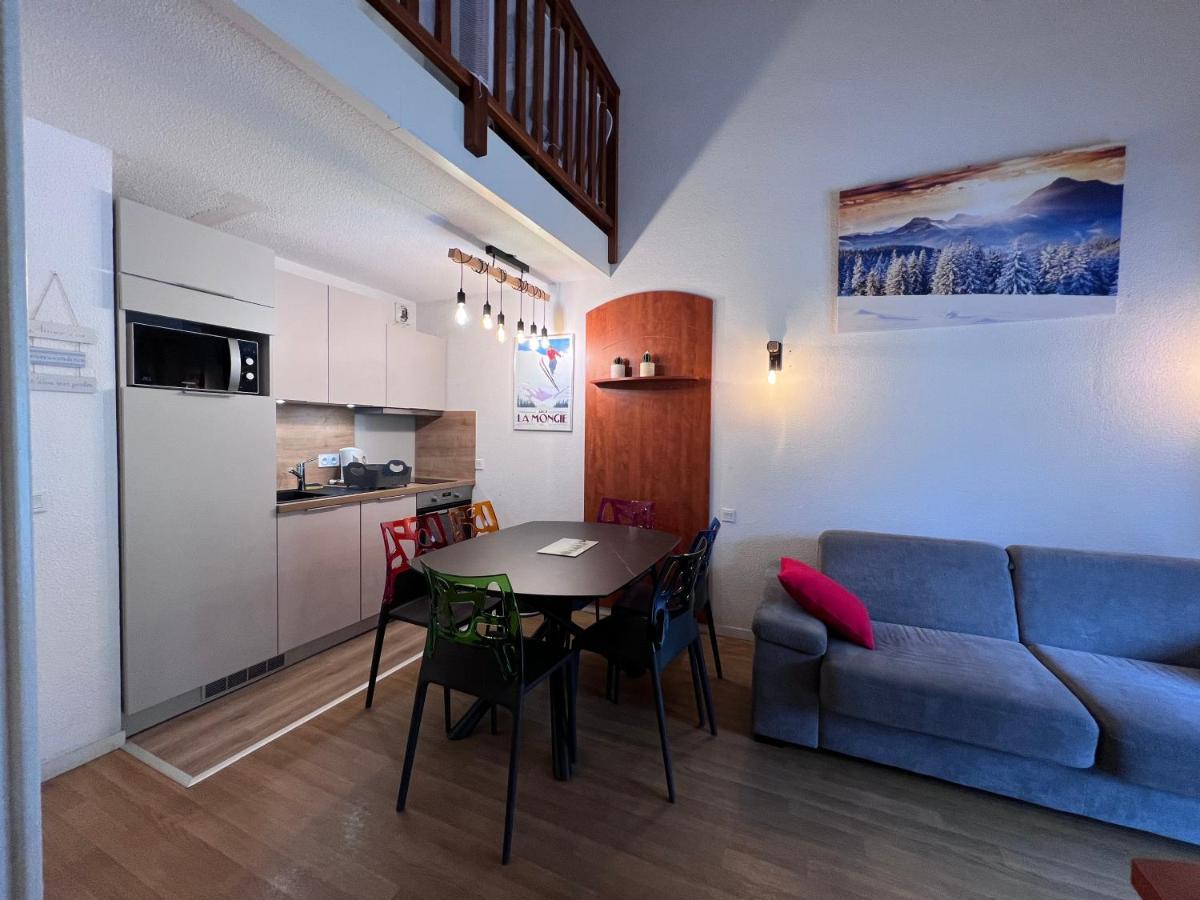 Duplex 8 Couchages, Au Pied Des Pistes De La Mongieアパートメント エクステリア 写真